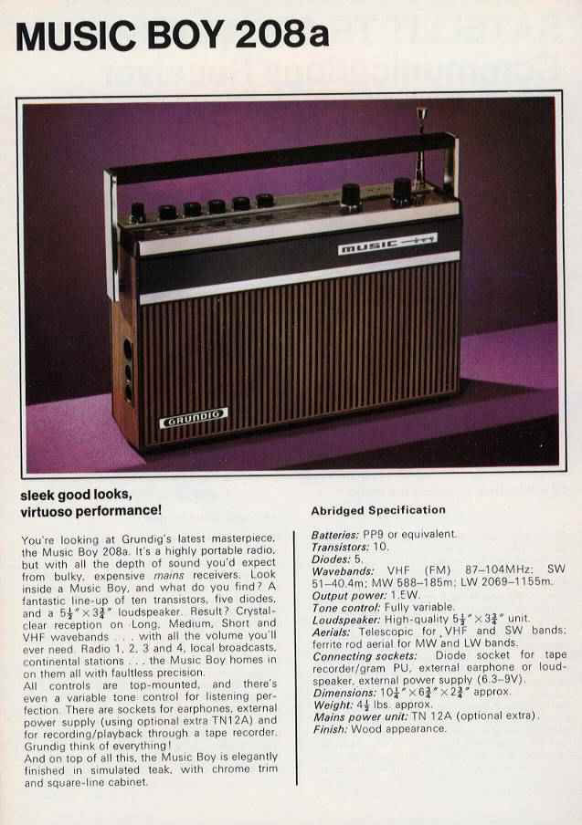 Grundig Music Boy 208A